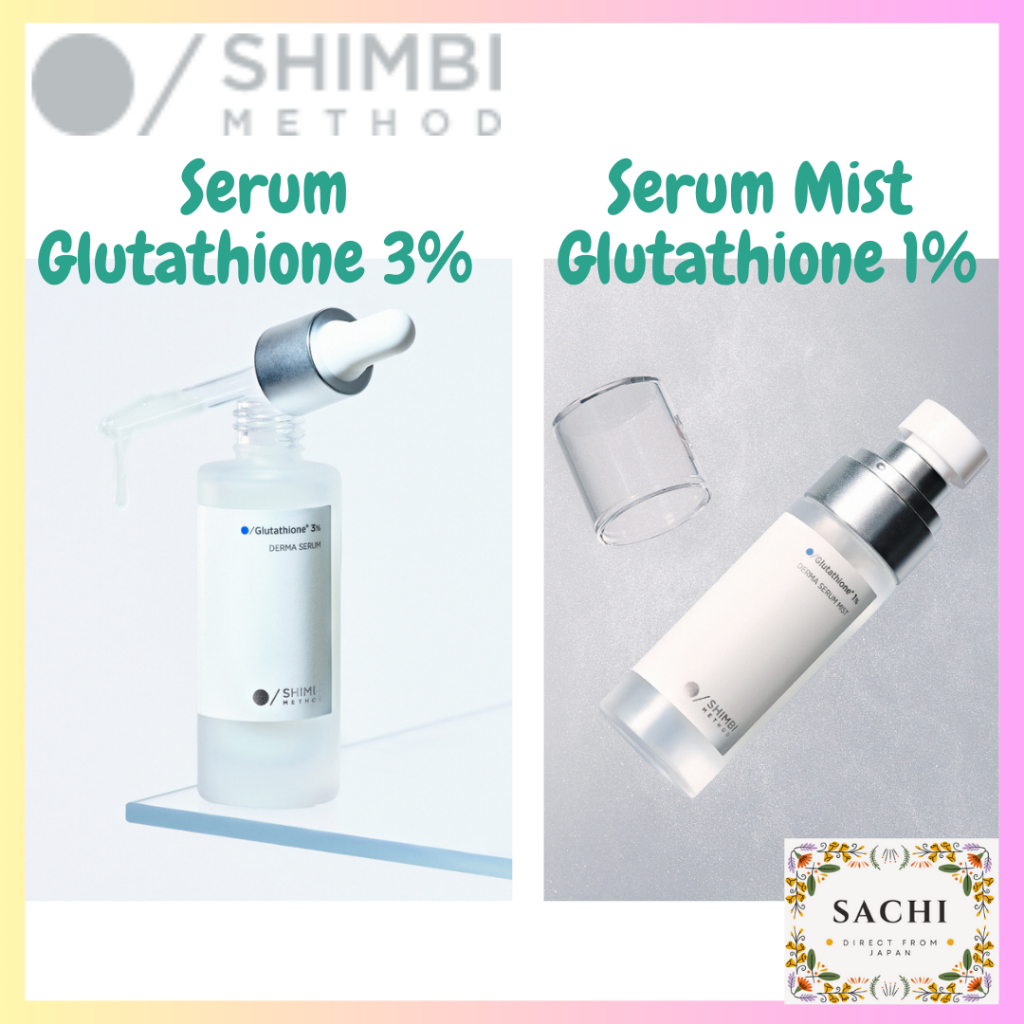 SHIMBI METHOD Derma Serum Glutathione 3%/ Derma Serum Mist Glutathione ...