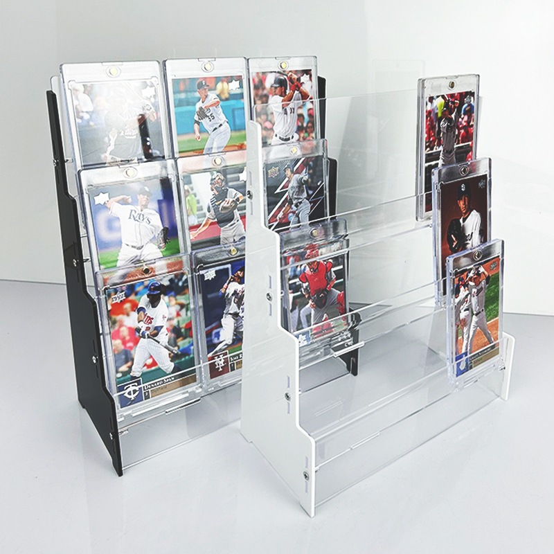 [SG] Acrylic Display Stand TCG Card Display Rack Brochure Stand Card ...