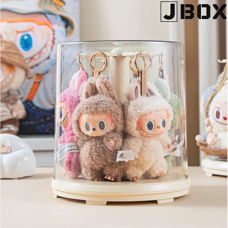 360degree Rotational Labubu Display Box / Crybaby Display Case