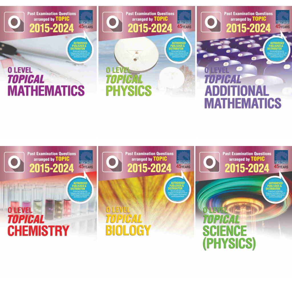 NEW TYS O Level Topical Past Examination Papers 2015 - 2024 Past ...