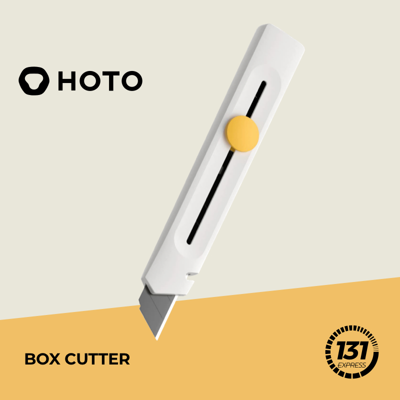 HOTO Box Cutter [8-section Blade, Antirust, Centered & Secure Blade ...