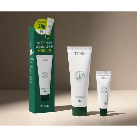TITAD Fresh Breath Plus Toothpaste, 100g (+20g GIFT) | Shopee Singapore
