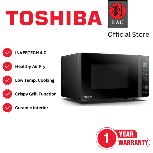 Toshiba Microwave + Grill + Convection + Air Fryer 26L 4-in-1 Multi ...
