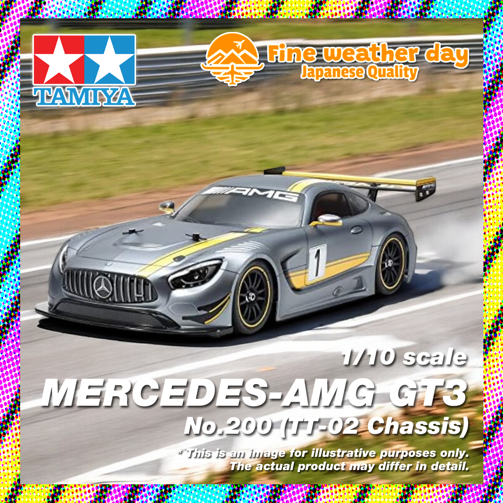 【最終値下】TAMIYA TT-02シャーシャXB PRO AMG GT3 Amazon.co.jp: タミヤ(TAMIYA) 1/10 XBシリーズ No.200 XB MERCEDES