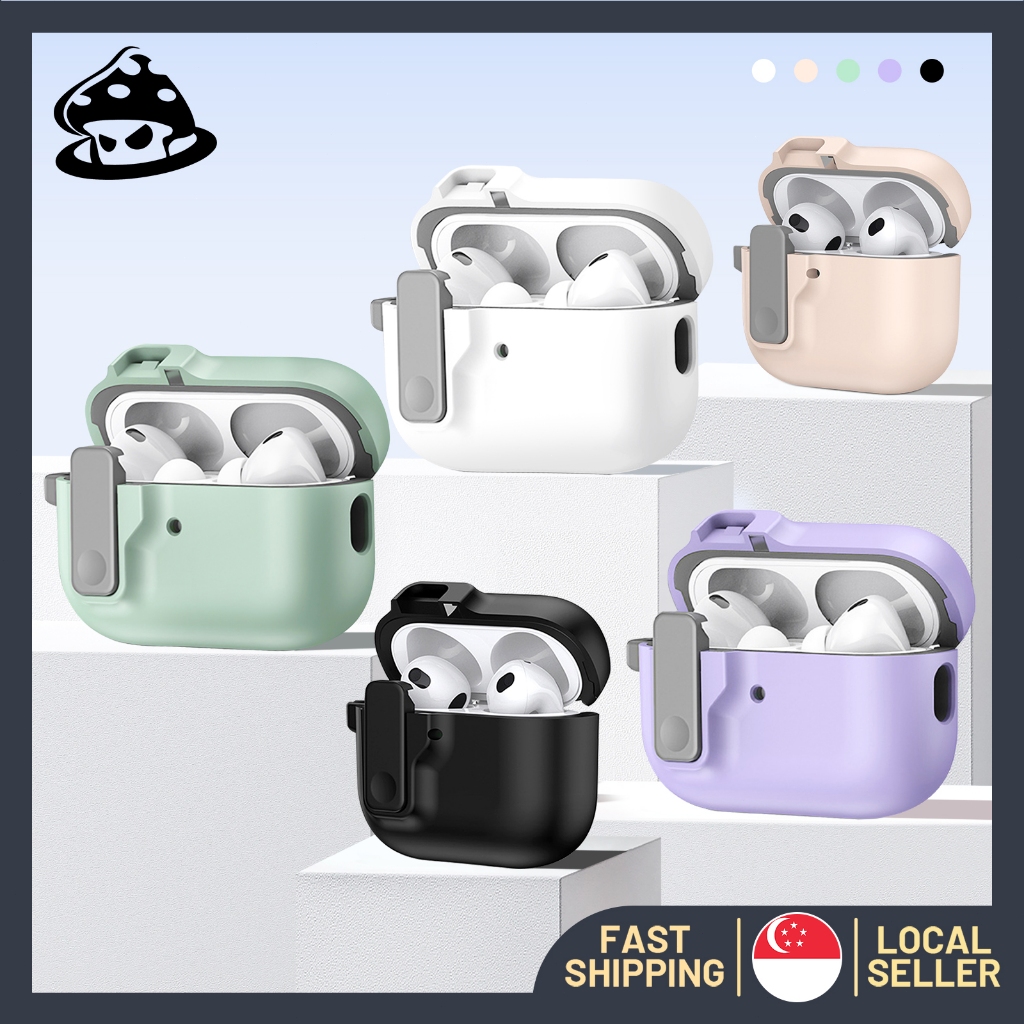 [ SG Ready Stock] AirPods Case Pro 2/Pro/4/3/2/1 Magnetic Lock Switch ...