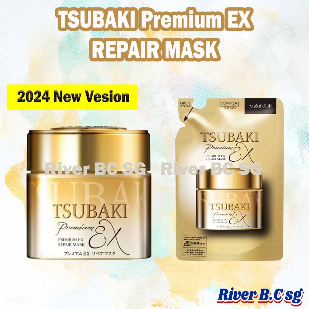 Tsubaki Premium Repair Mask 180g/ Refill 150g - Premium Hair Mask/ Hair ...