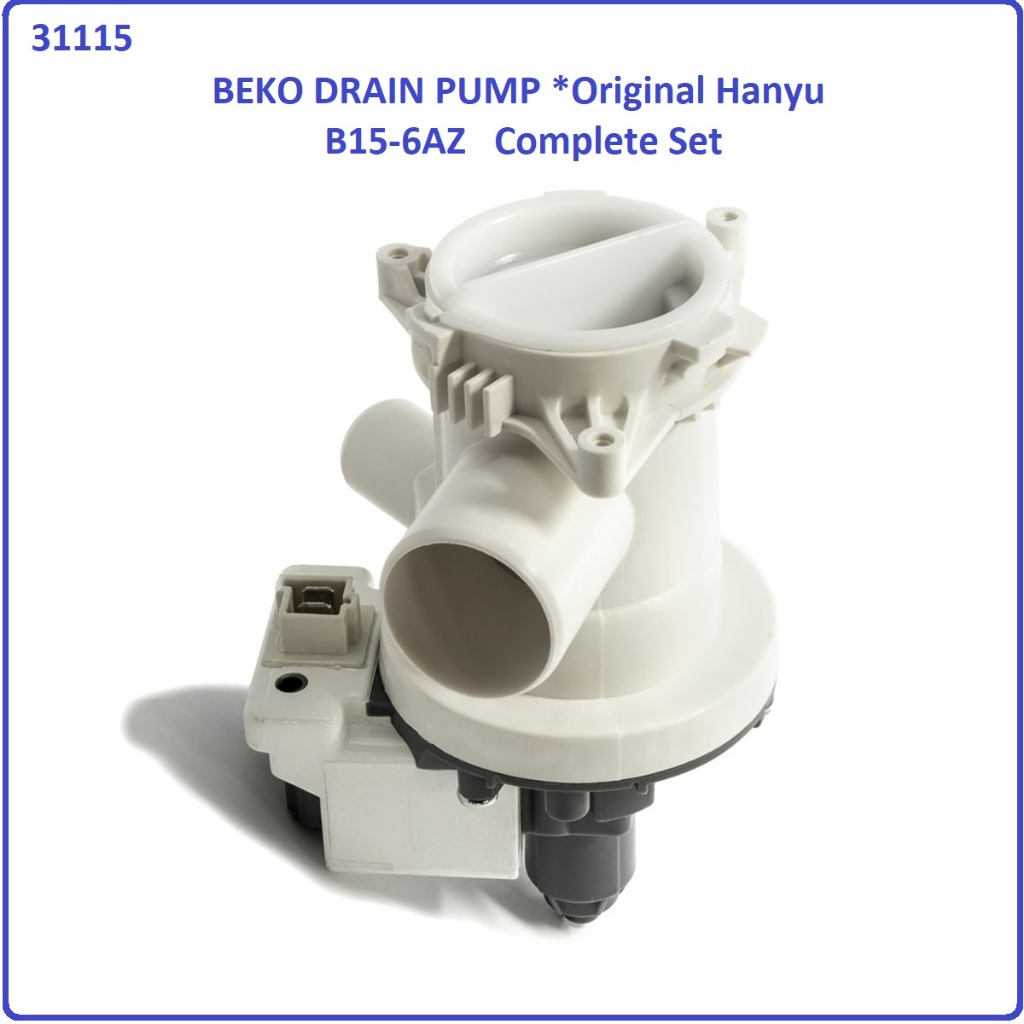 Suitable for Beko Washing Machine Drain Pump & Filter Body