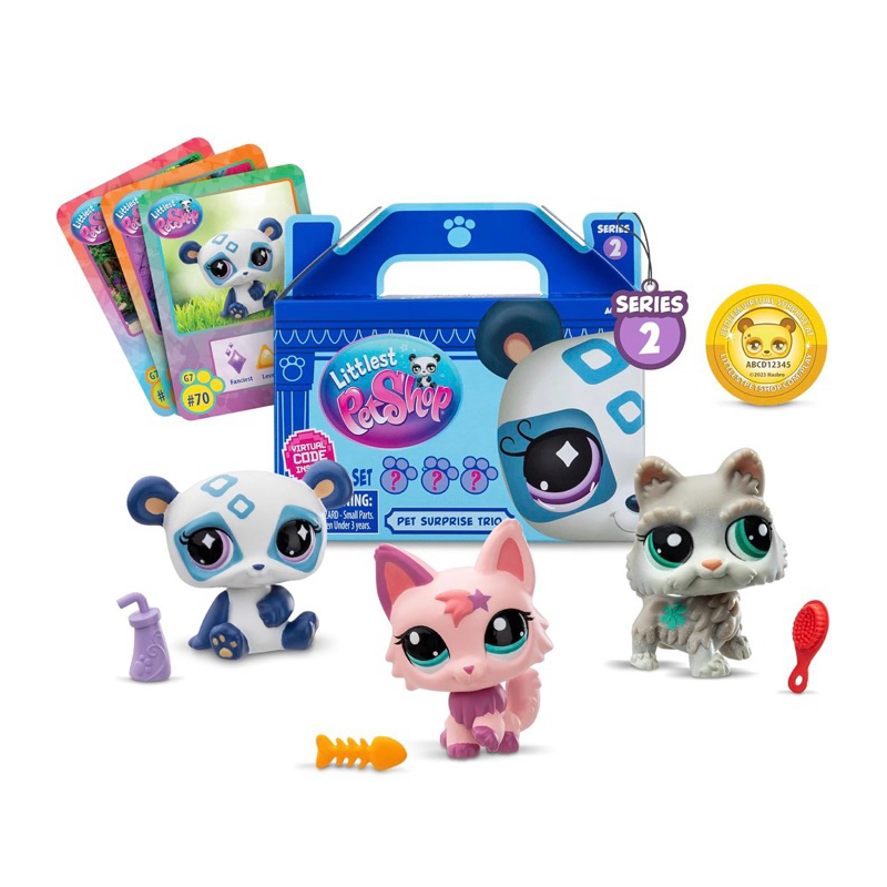 authentic imported from Littlest Pet Shop trio Blind Box gen 7 box of 3 pets