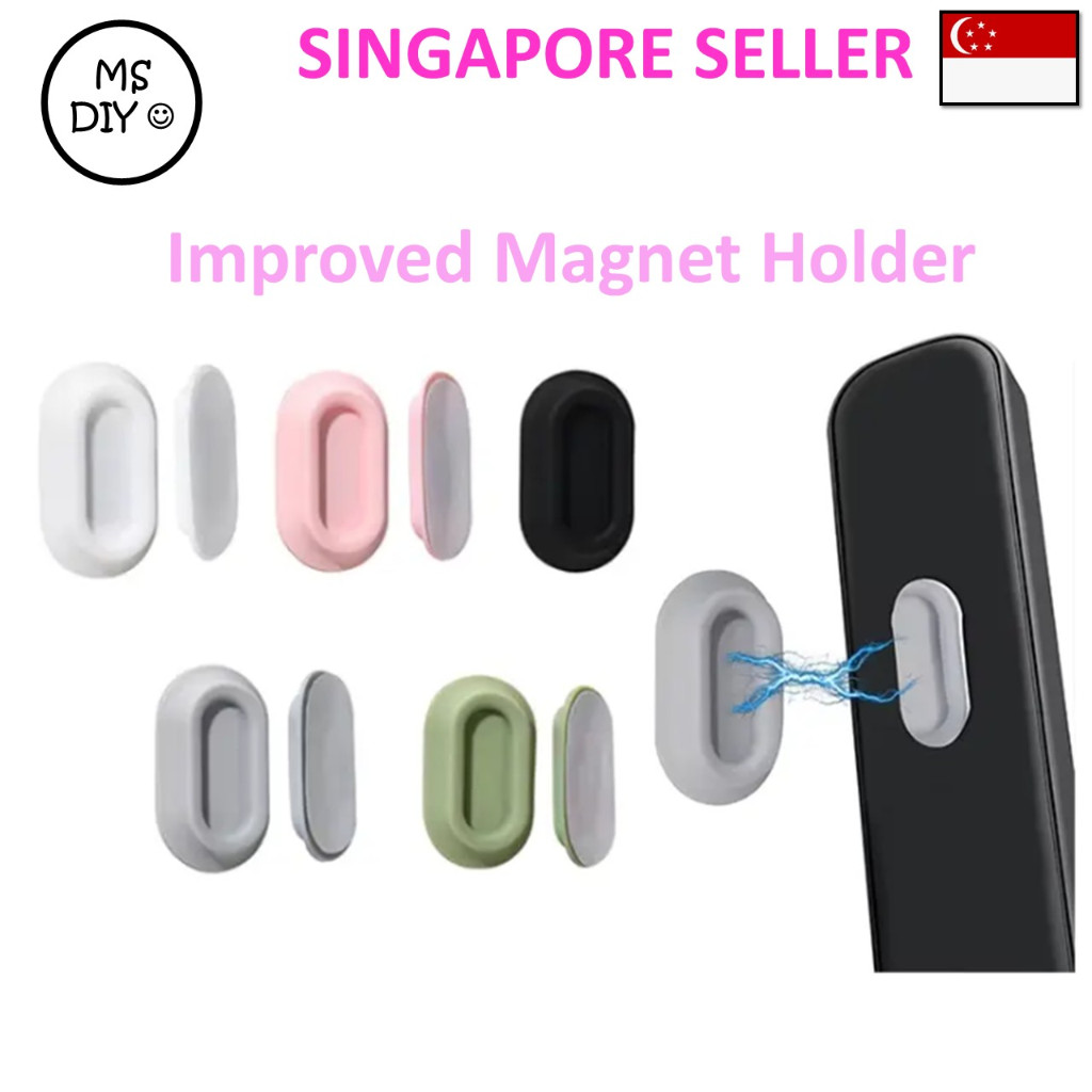 SG Improved Magnetic Remote Control Holder Wall Mount on Cabinet Table ...
