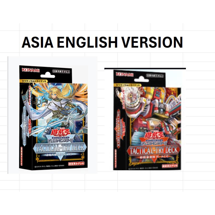 Asia English Yugioh Tactical-Try Deck: Exorcist Angels Exosister / Super  Exo-Armored Force Rescue-ACE | Shopee Singapore