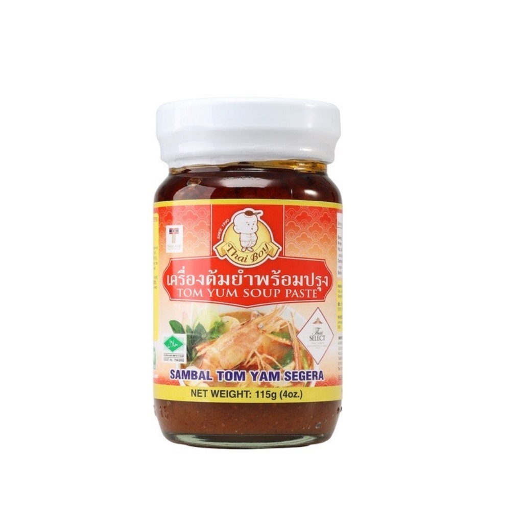 Thai Boy Tom Yum Soup Paste Halal Gluten Free 115g Thailand | Shopee ...