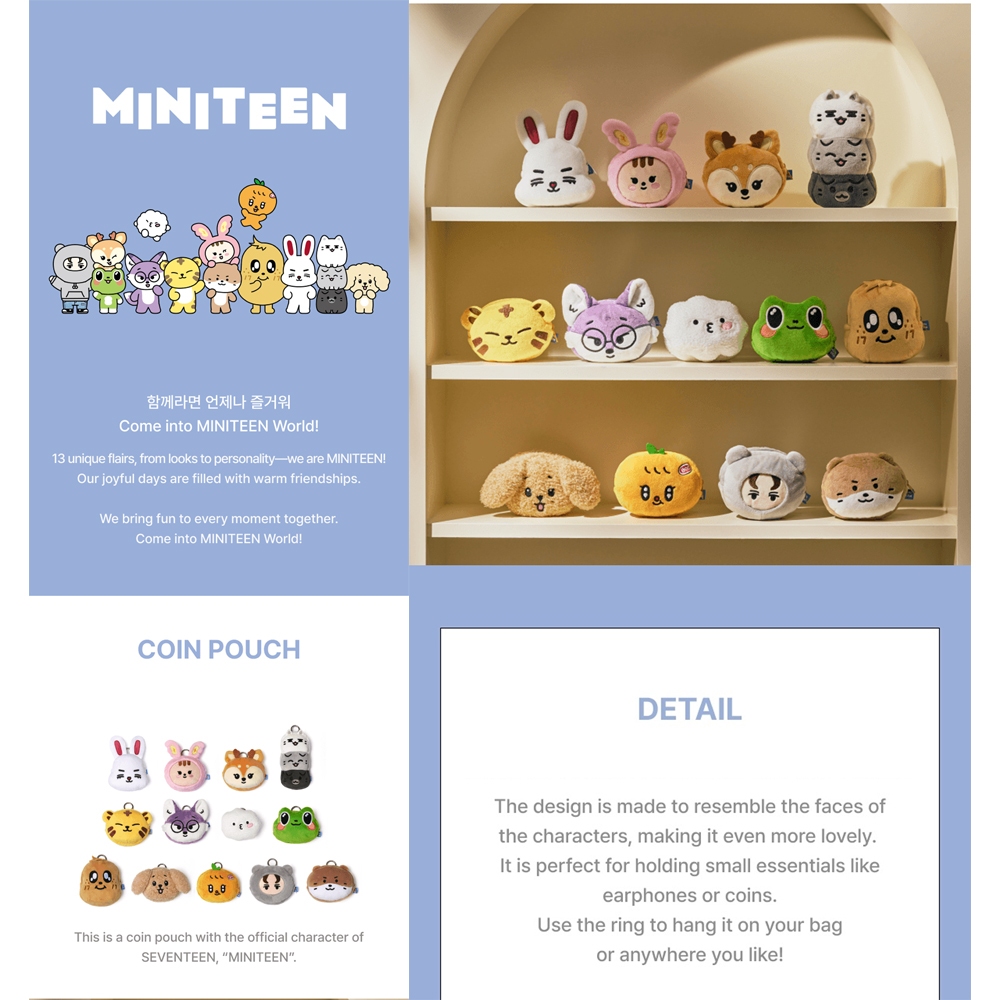 Pre order ] SEVENTEEN - MINITEEN Coin Pouch | Shopee Singapore