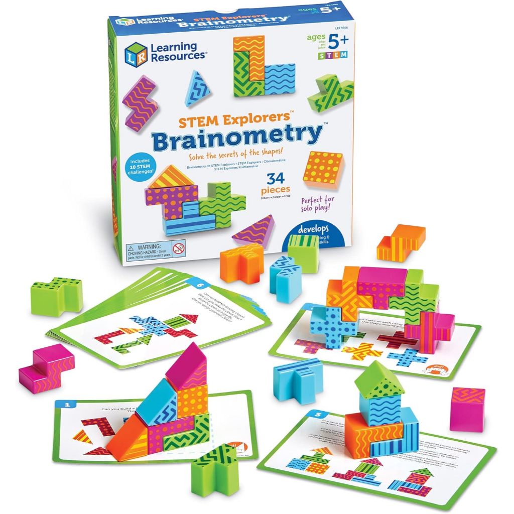 Learning Resources LER9306 STEM Explorers Brainometry Set of 34 Early ...
