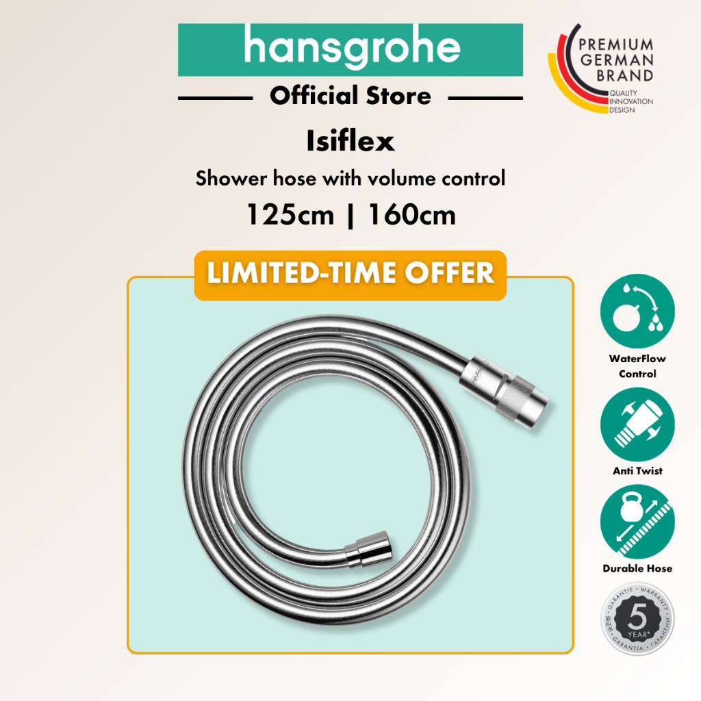 [Year-end Clearance] hansgrohe shower hose Isiflex with volume control ...