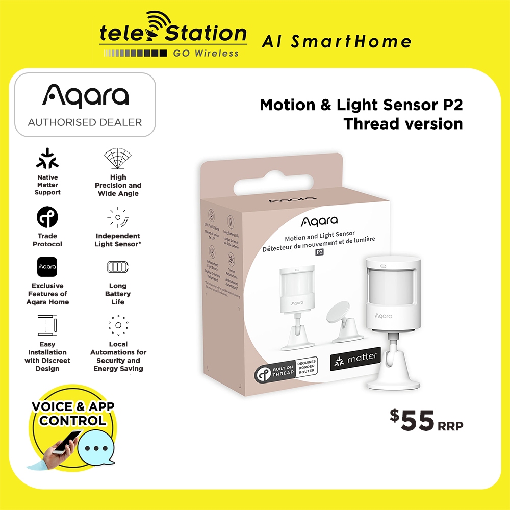 AQARA Motion and Light Sensor P2 Thread Version (ML-S03D) | Shopee ...