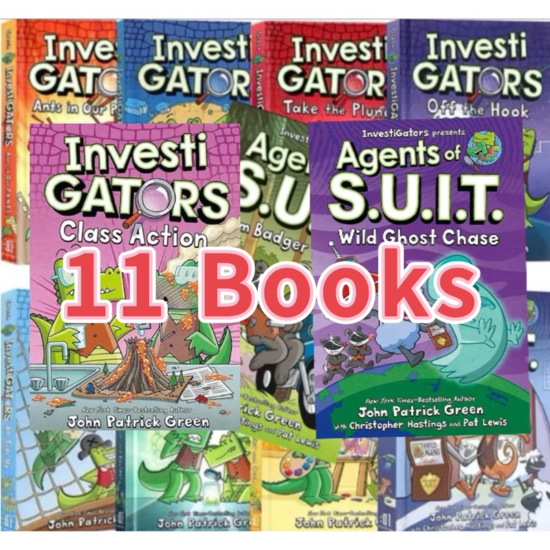 InvestiGators Set + Agents of S.U.I.T. (12 books) | Shopee Singapore