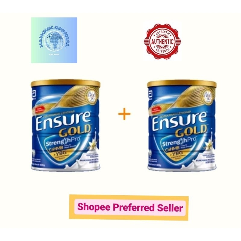 Abbott Ensure Gold Plant Based Almond Flavored 800g X 2 Tins  TWIN Free 3 Samples Exp 01 2026 Powder Milk For Adult  I.37278739