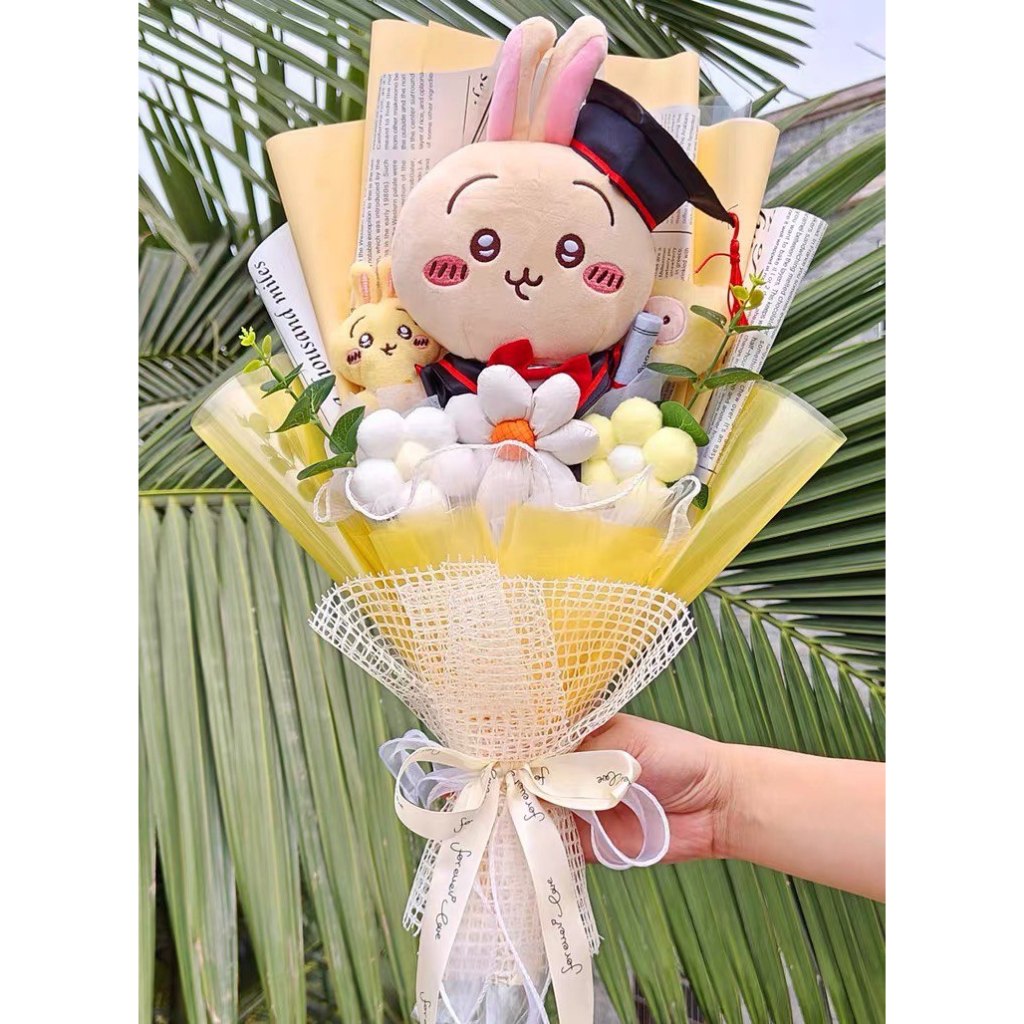 Japanese Manga Series Chiikawa Graduation Bouquet Hachiware Graduation ...