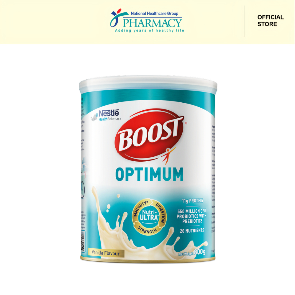 Boost Optimum Powder Vanilla 800g (Expiry Date: Nov 2027) | Shopee ...