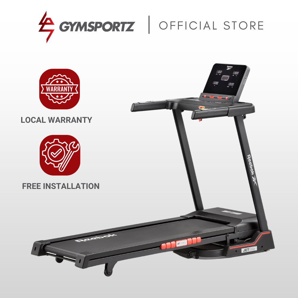 Reebok jet 100 treadmill dimensions cheap
