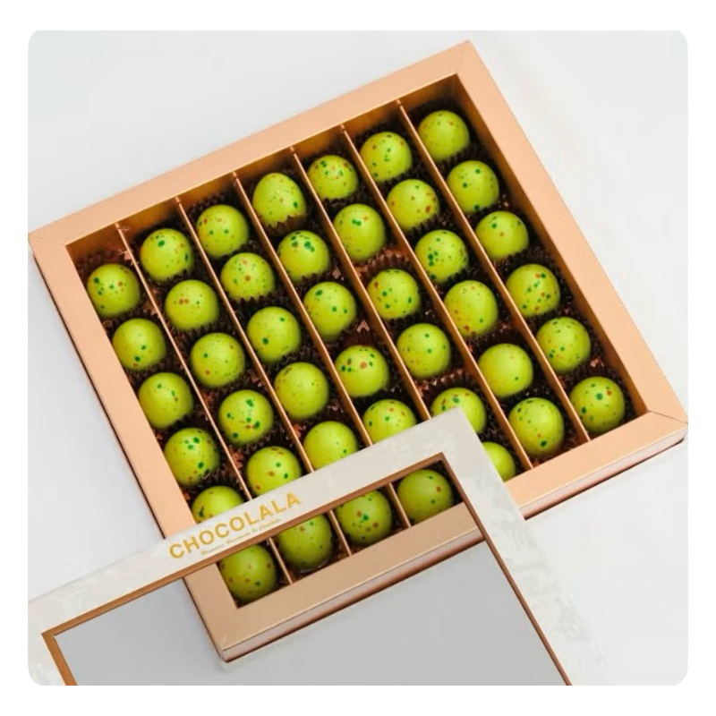 HALAL Dubai's Viral Chocolala Pistachio Kunafa Eggs - last set left ...