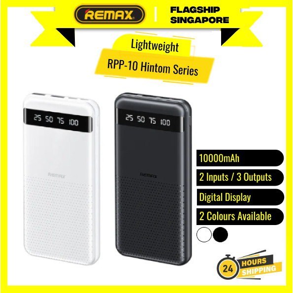Remax RPP-10/11 Hinton Series 10000mAh Super Slim 2.4A Charging Power ...