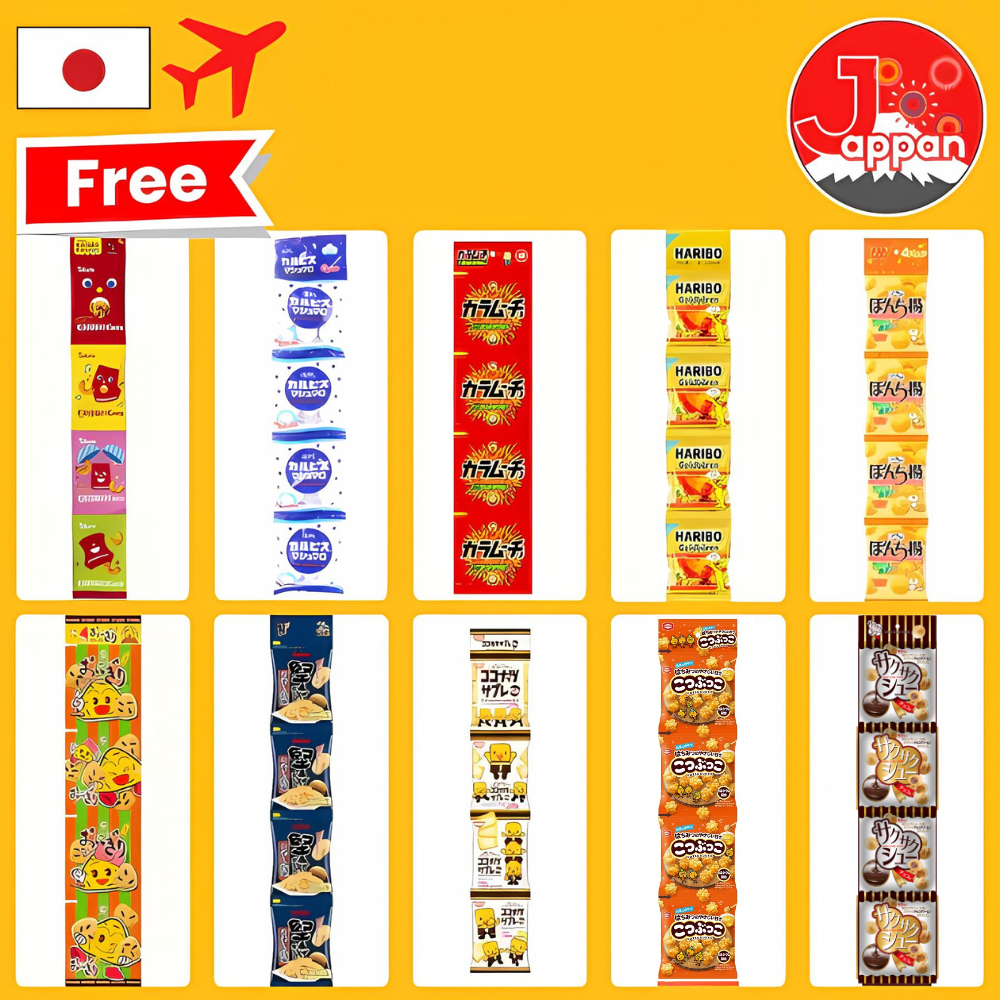 【In stock】4-pack hanging snacks/CARAMEL CORN,CALPIS MARSHMALLOW ...