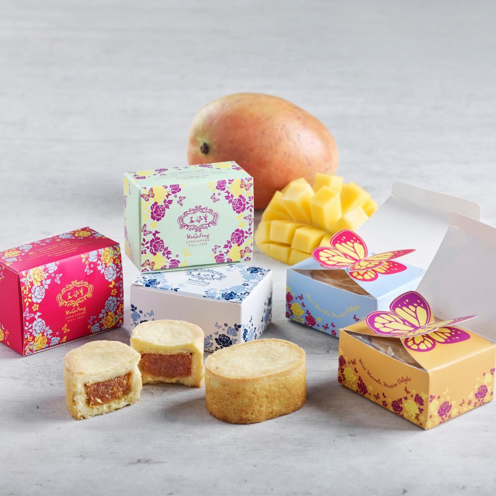 [WuGuFeng]SINGAPORE Mango Shortcake Single 60g Gift Box 新加坡芒果酥 单粒60克礼盒 ...