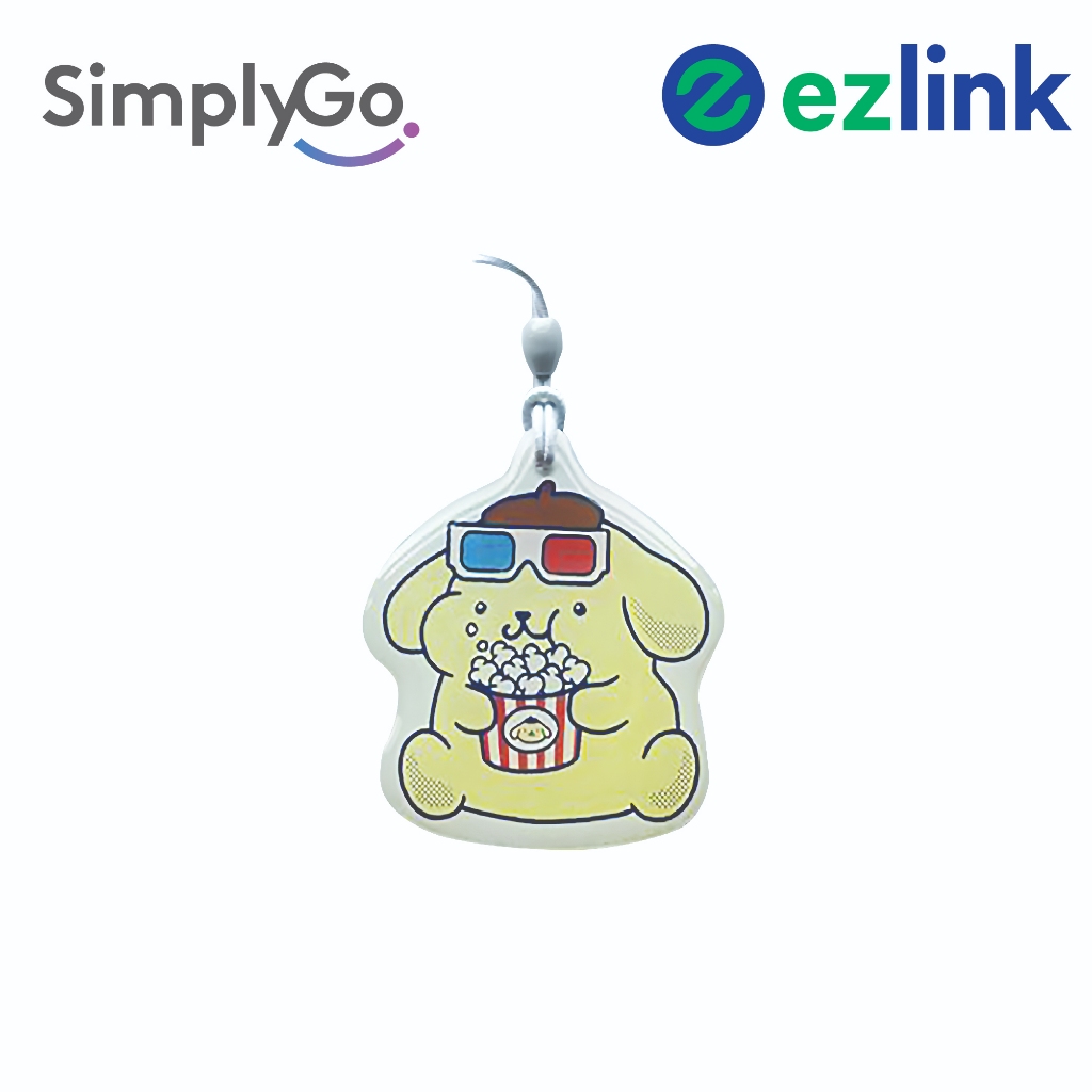 Pompompurin Cinema LED SimplyGo EZ-Link Charm | Shopee Singapore