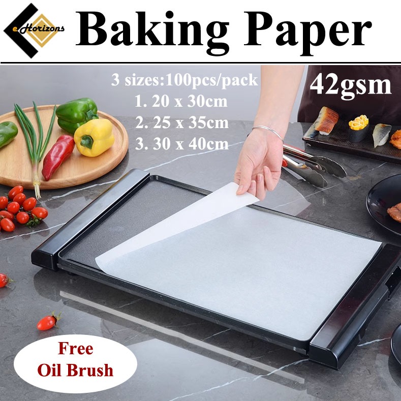 Precut Baking Paper Parchment Baking Paper Oil Absorbent Pad Paper ...