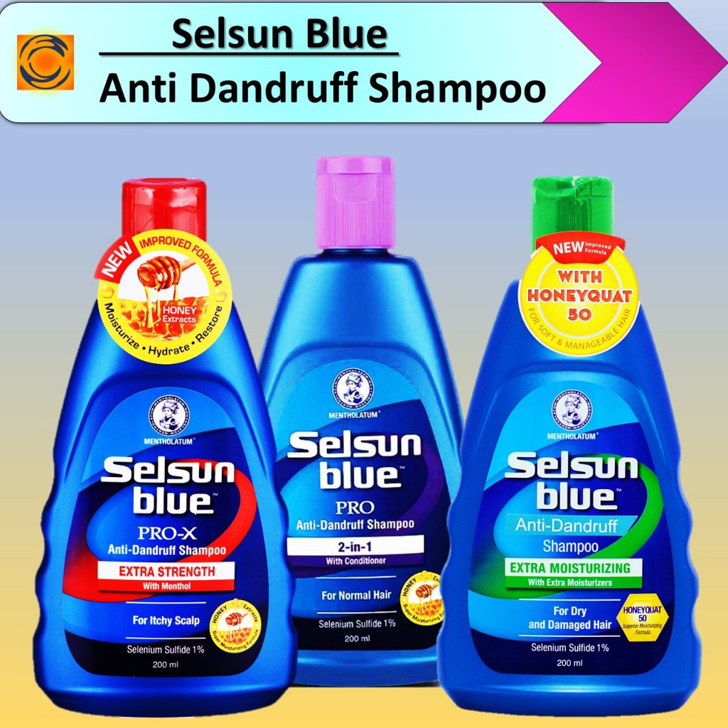 SELSUN BLUE Anti-Dandruff Shampoo 200ml | Shopee Singapore