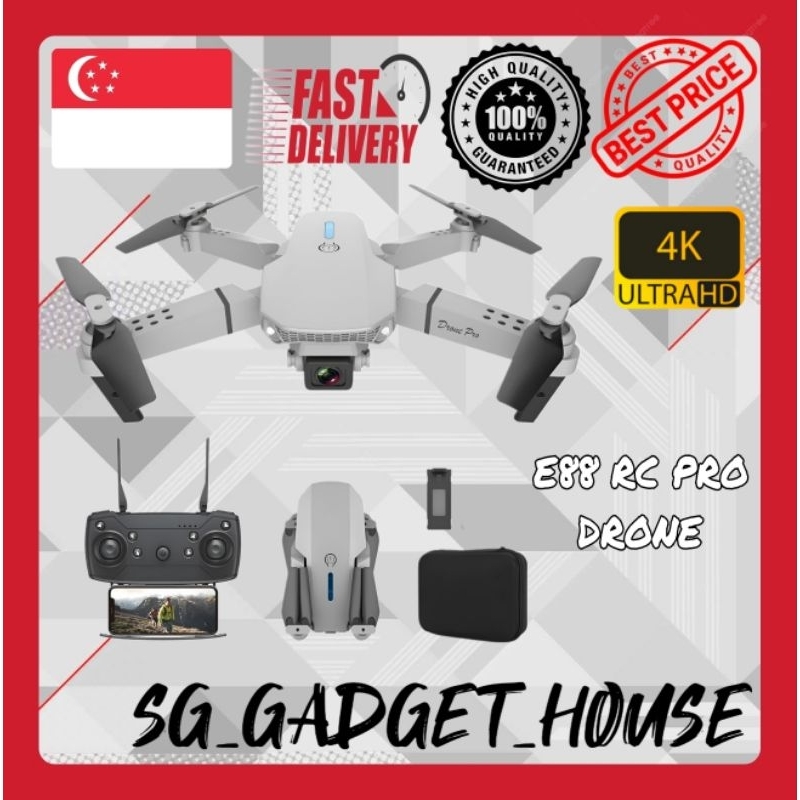 рџ ёрџ Local Sellerрџ ёрџ E88 Pro Rc Drone Dual Camera Drone 4k Professional