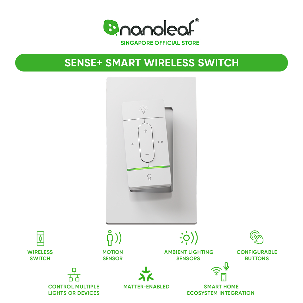 Nanoleaf Sense+ Smart Wireless Switch | Shopee Singapore