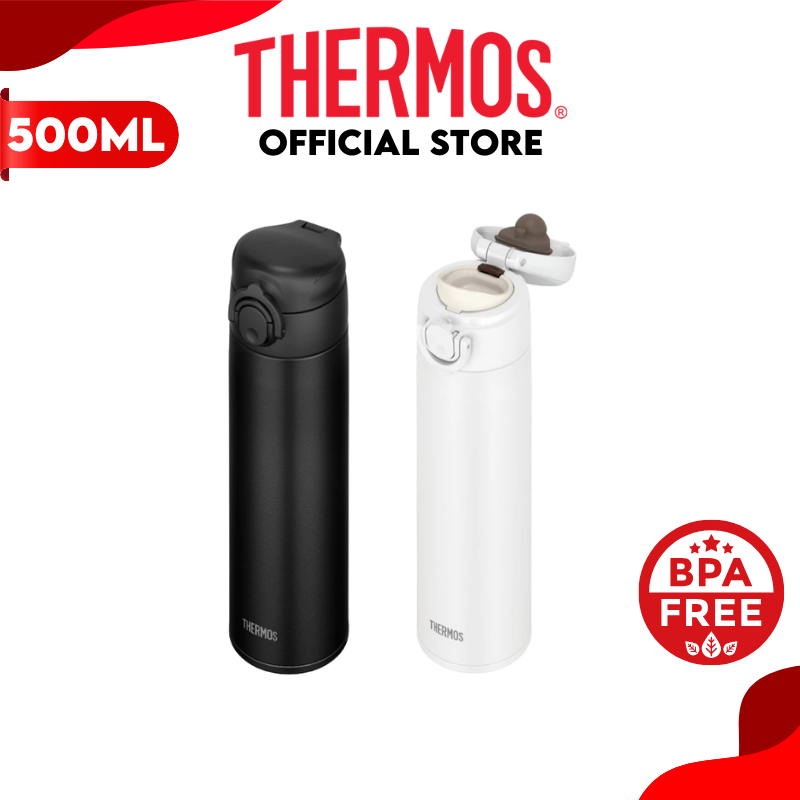 Thermos® JOK-500 Dishwasher-safe 500ML One-Push Bottle Stainless Steel 304