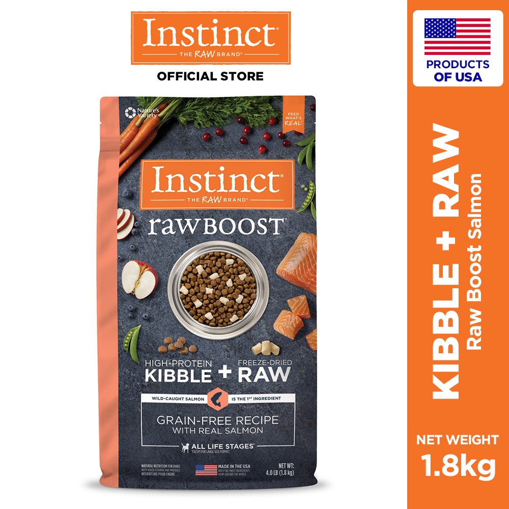 Instinct raw boost kibble best sale