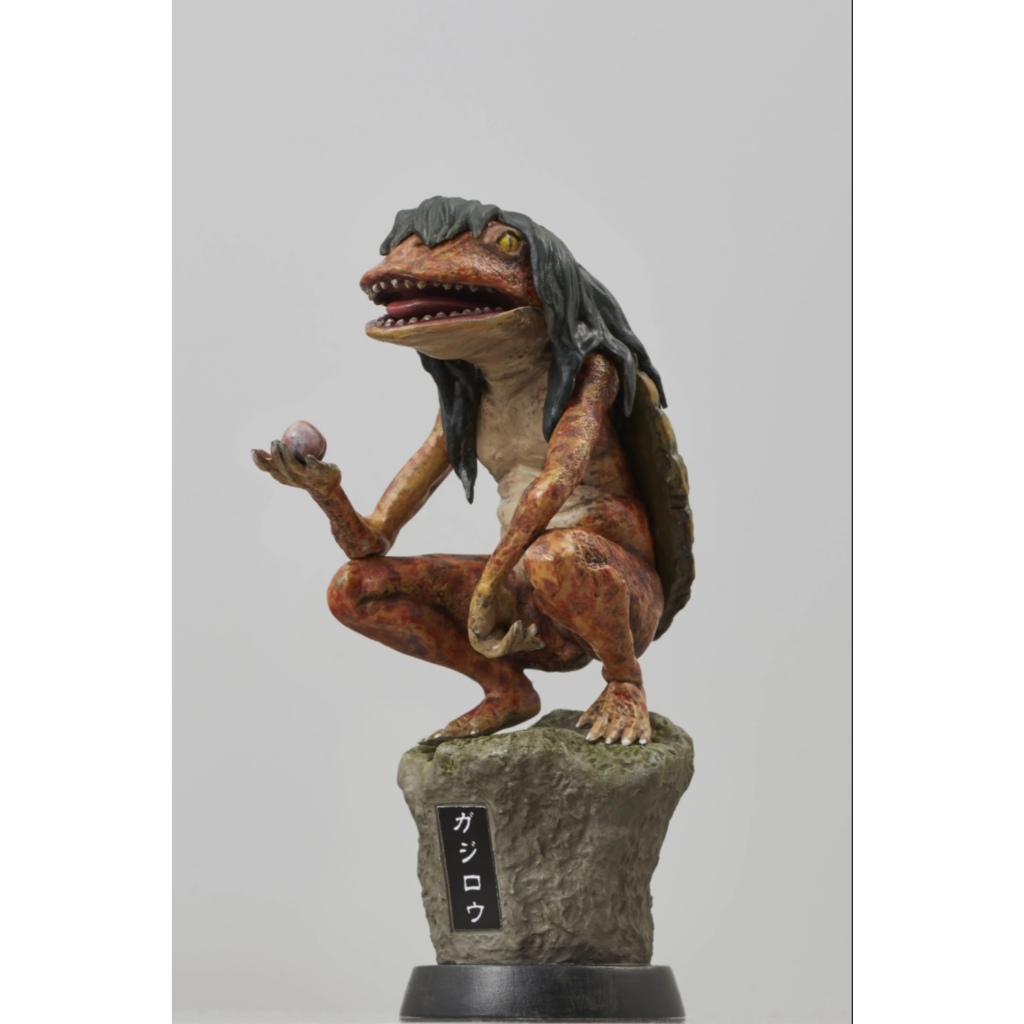 Rare plastic model Japanese Monsters Monster Kappa gajiro emit light ...