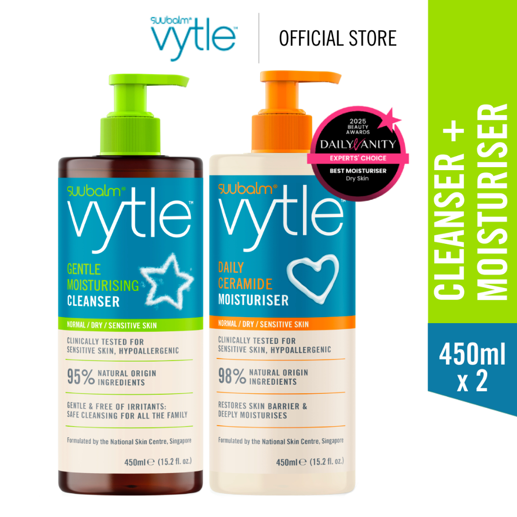 [Adult & Kids/Bundle] Vytle Cleanse and Moisturise Bundle (Cleanser ...