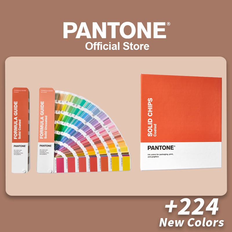 [Pantone Official] Solid Color Set - Formula Guide & Solid Chips ...