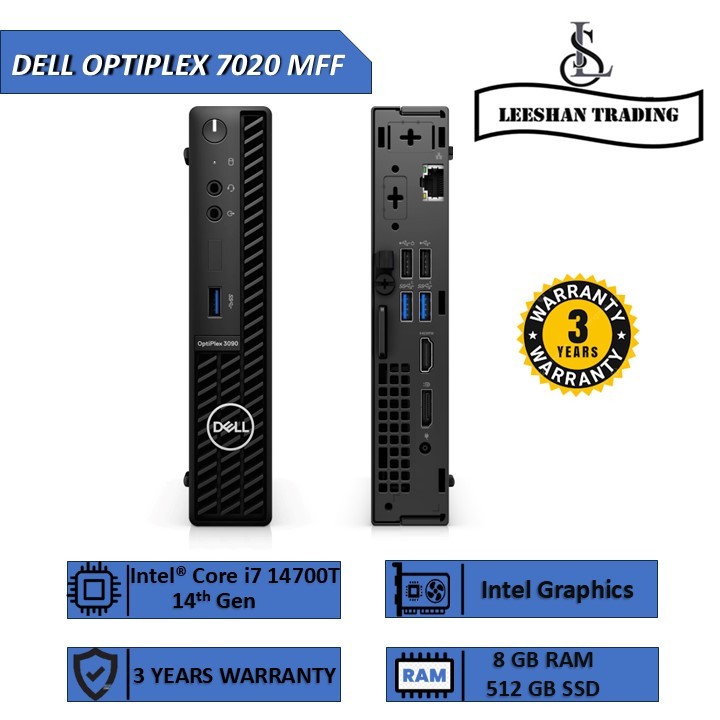 DELL OPTIPLEX 7020 MFF (Micro Form Factor) BUSINESS DESKTOP ( NEW 14th ...