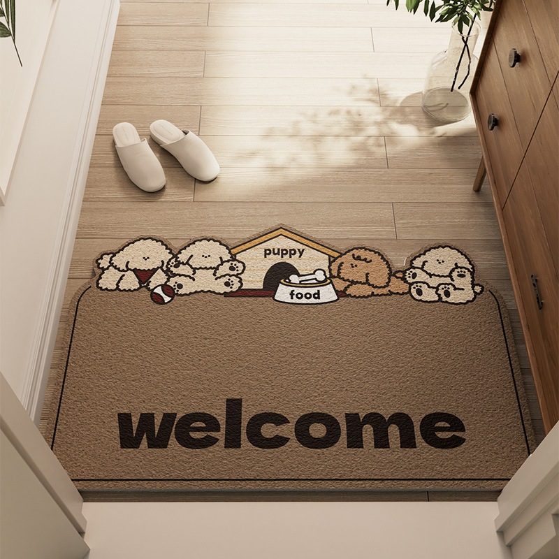 Cutable cartoon PVC coil entrance door mat, entrance floor mat ...