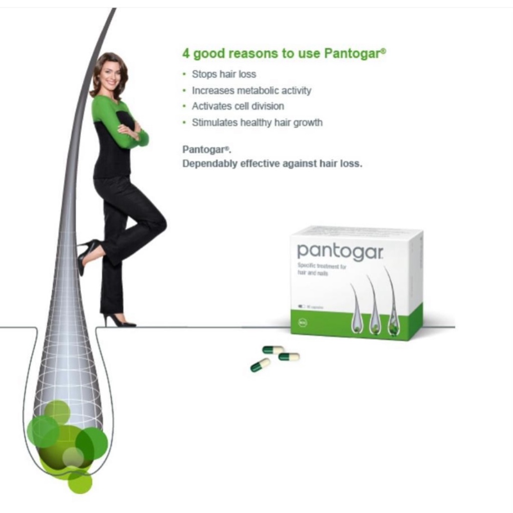 💯Pantogar specific treatment for hair and nails 90 capsules | Shopee ...