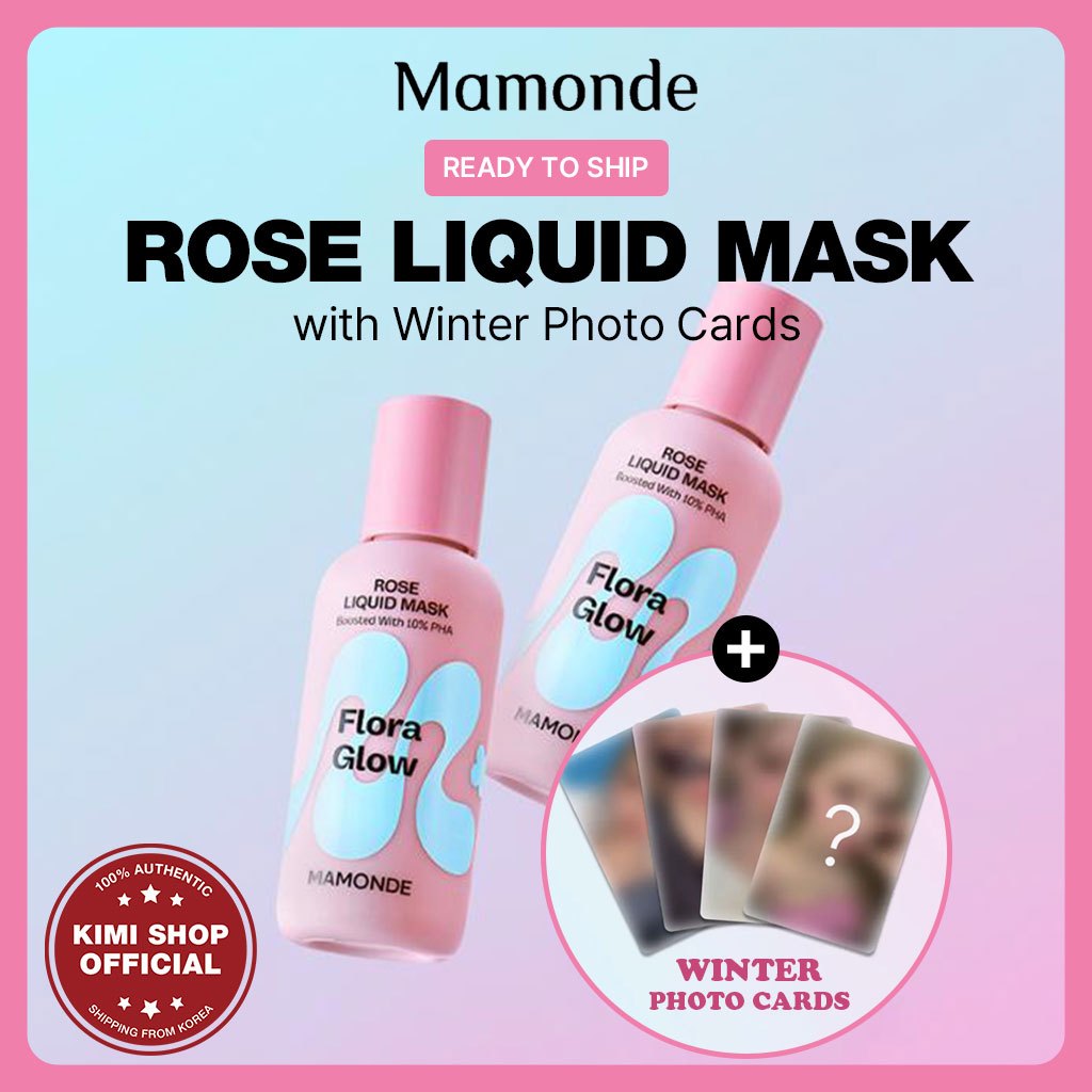 Mamonde] (Aespa WINTER Photo Card Event) Flora Glow Rose Liquid