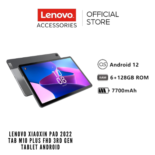 Lenovo Xiaoxin Pad 2022 6+128GB Tab M10 Plus FHD 3rd Gen Tablet