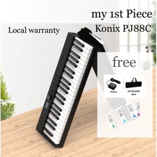 Digital Piano foldable Authorised KONIX PJ88C | Shopee Singapore