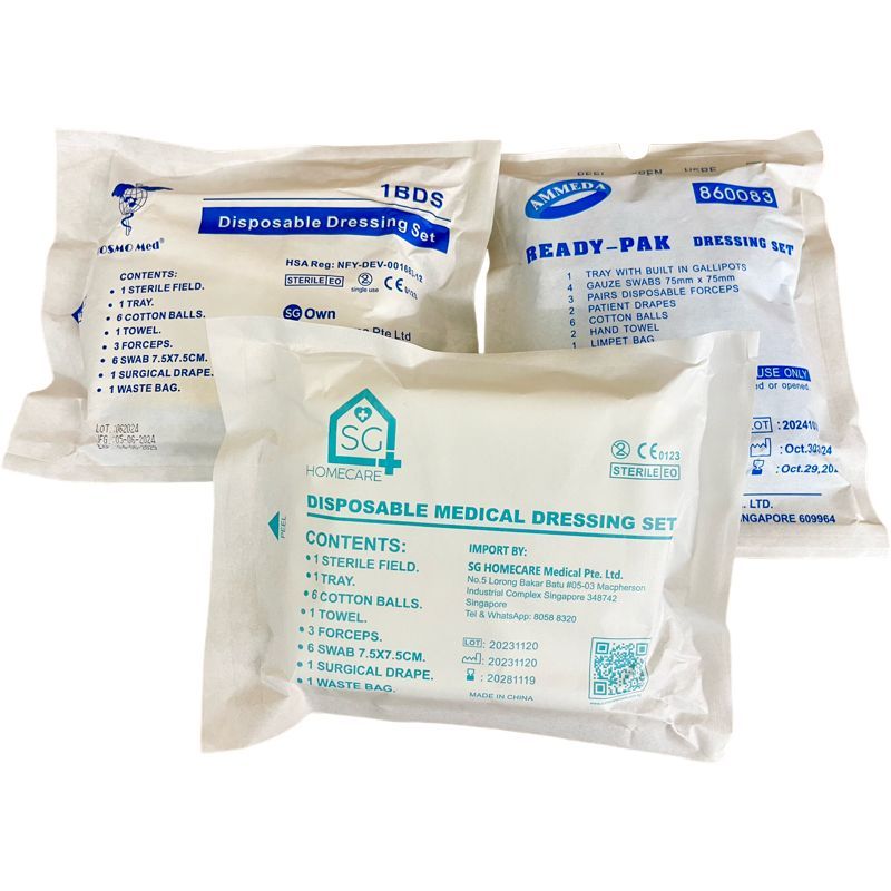 Medical Sterile Basic Dressing set for wound cleaning | Shopee Singapore