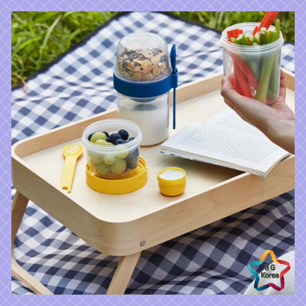 LocknLock To-Go 2-Tier Lunch Bento Box 870ml / Microwave Safe Food ...