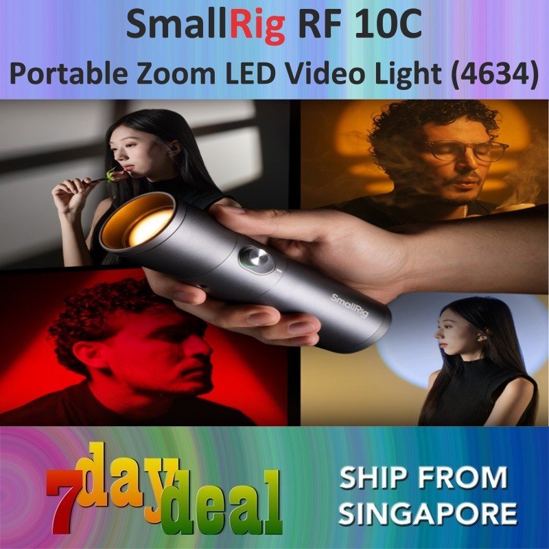 SmallRig RF 10C Portable Zoom LED Video Light (4634) | Shopee Singapore
