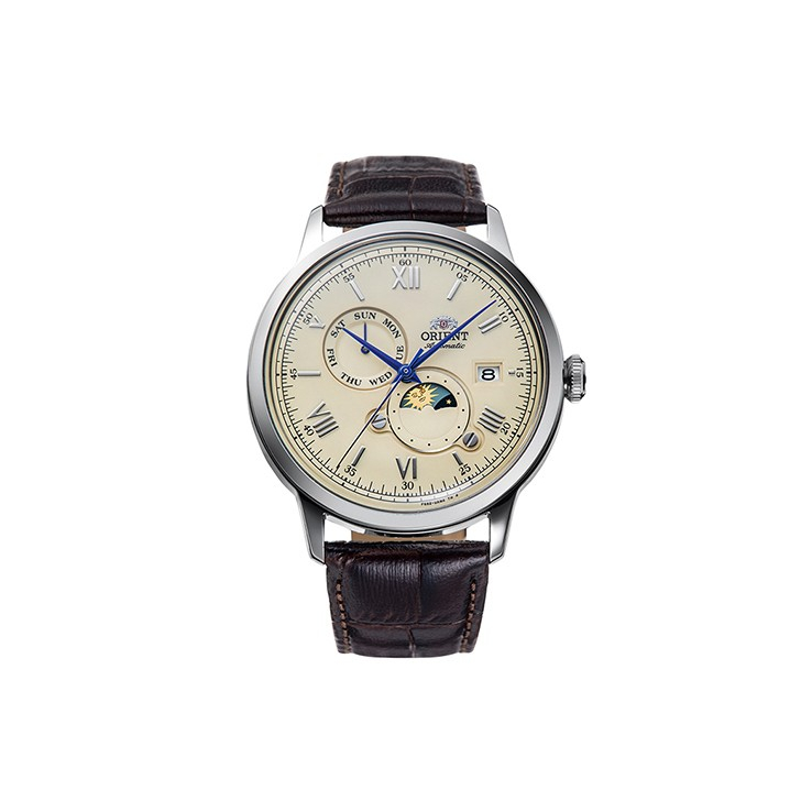 Orient Bambino Sun and Moon Face Mechanical Classic Watch RA AK0803Y Shopee Singapore