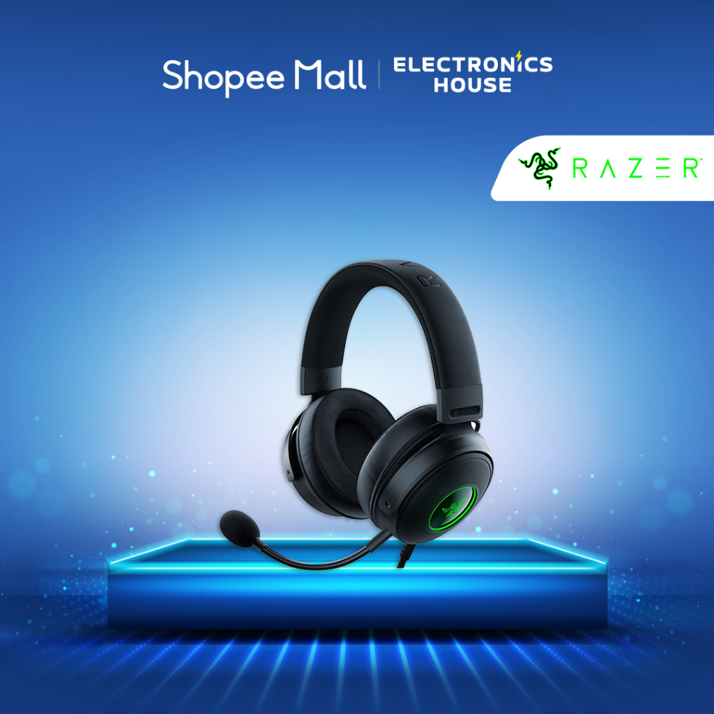 Razer Kraken V3 X - Wired USB Gaming Headset | Shopee Singapore