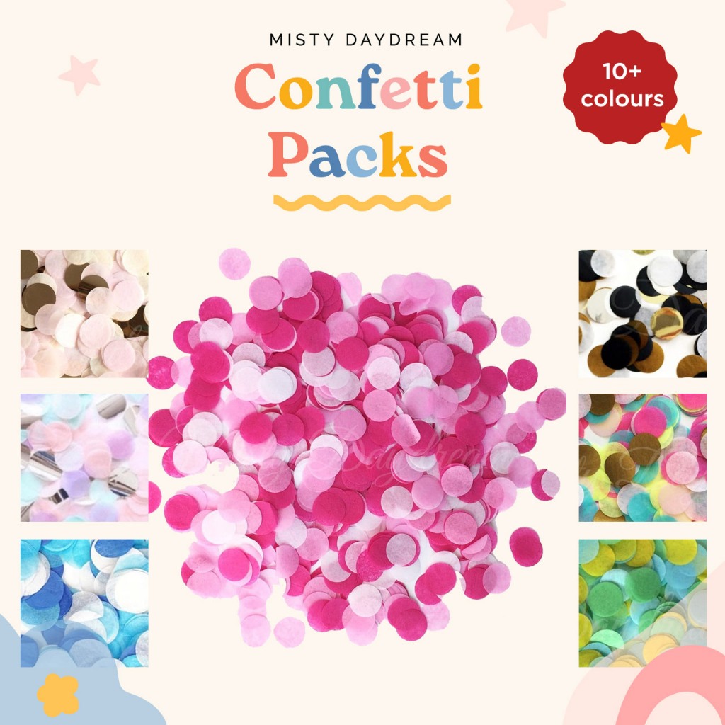 [SG Seller] Confetti Party Supplies Birthday Decor Confetti Popper ...